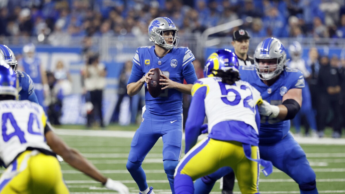 Jared Goff Leads The Lions To Their First Playoff Win in 32 Years.